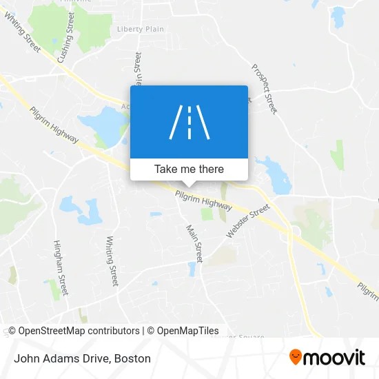 John Adams Drive map