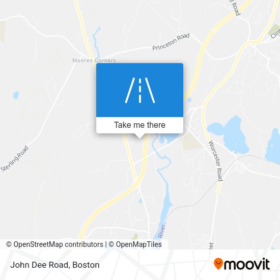 Mapa de John Dee Road