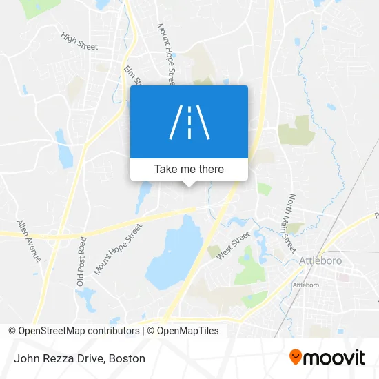 John Rezza Drive map