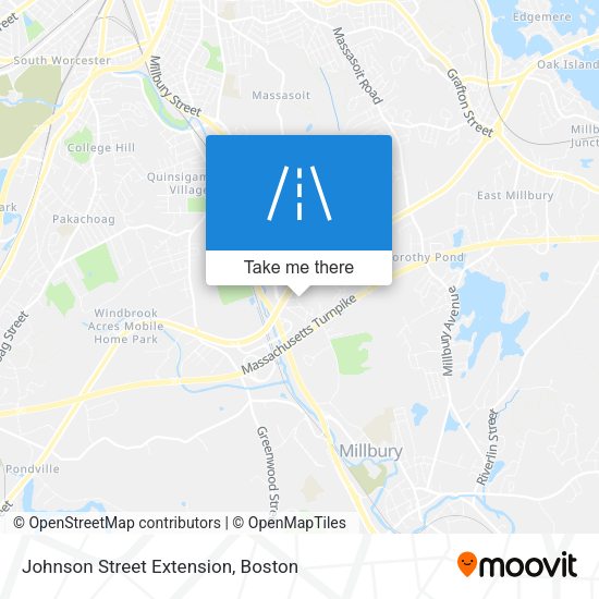 Johnson Street Extension map