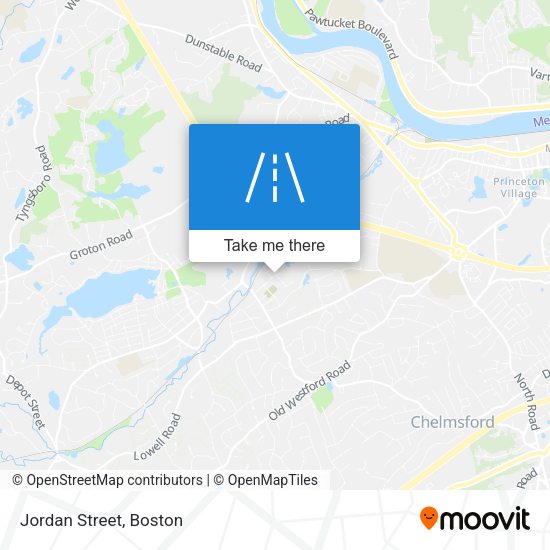 Mapa de Jordan Street