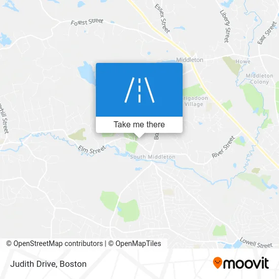 Judith Drive map