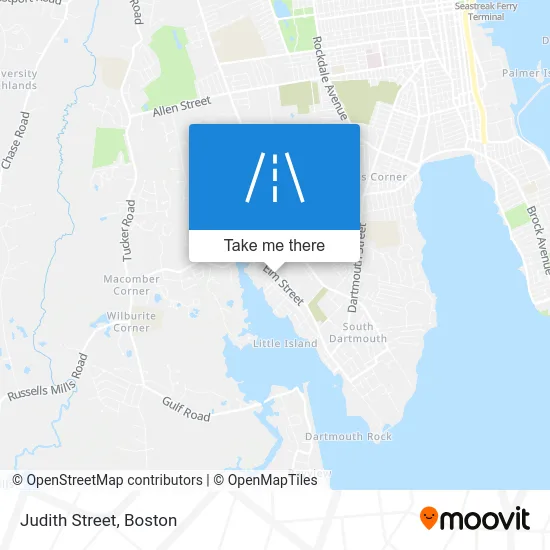 Judith Street map