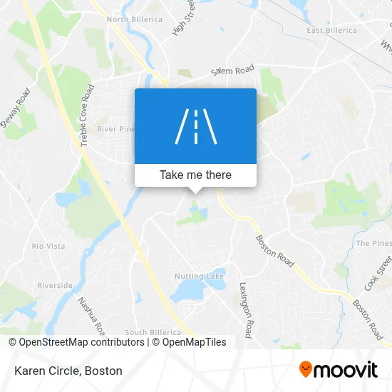 Karen Circle map