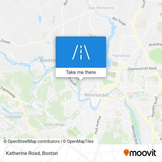 Katherine Road map