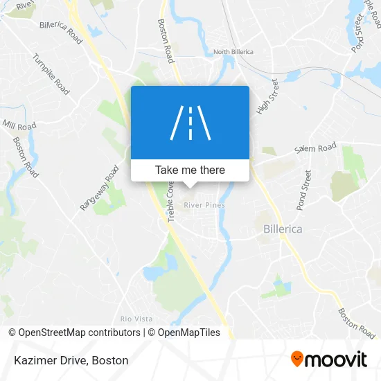 Kazimer Drive map