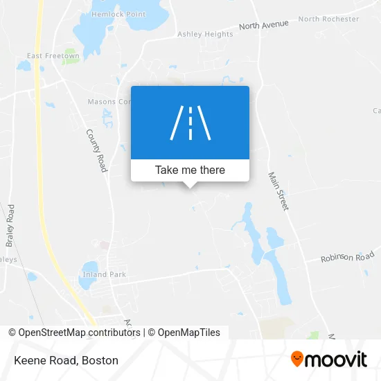 Keene Road map