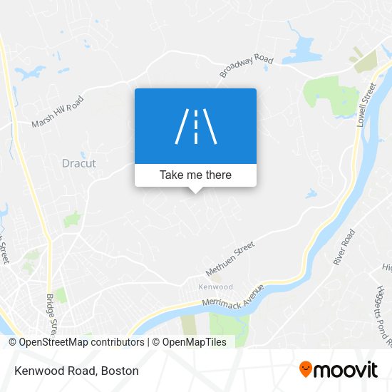 Kenwood Road map