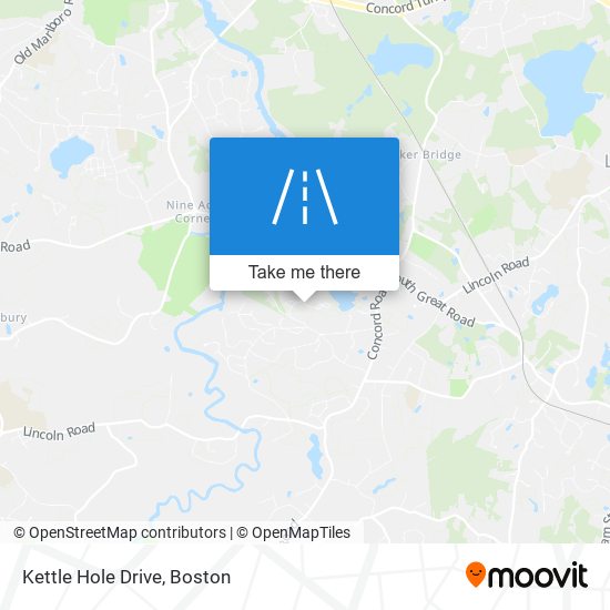 Kettle Hole Drive map