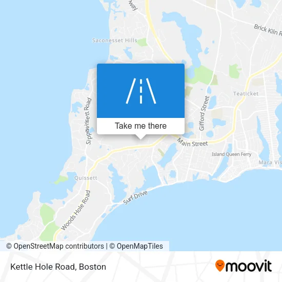 Kettle Hole Road map