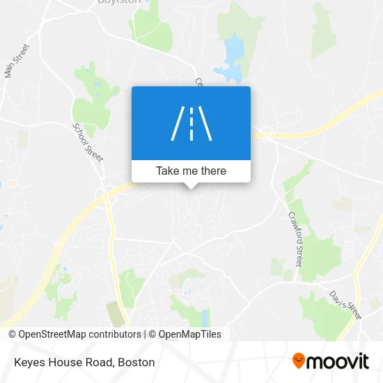 Keyes House Road map