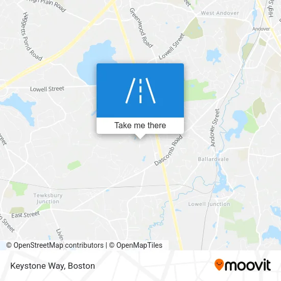 Keystone Way map