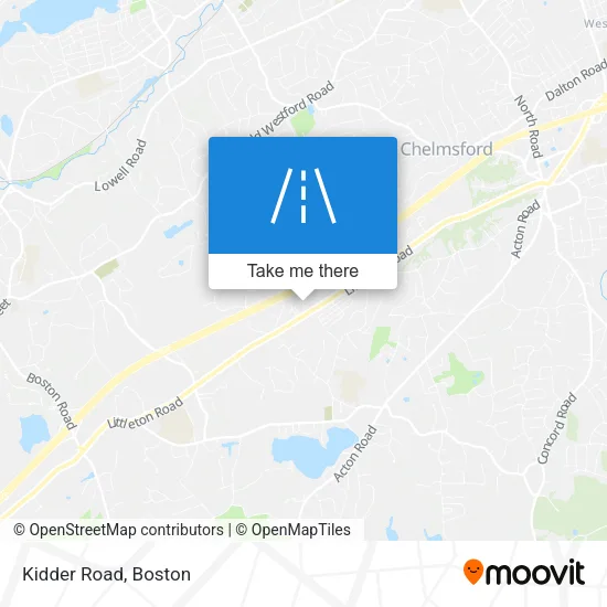 Kidder Road map