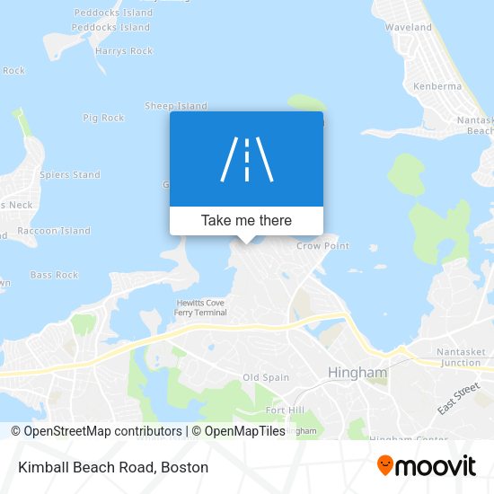 Mapa de Kimball Beach Road