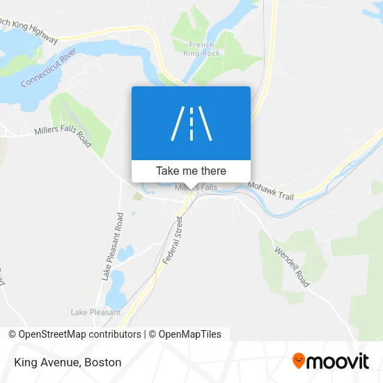 King Avenue map