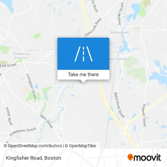 Kingfisher Road map