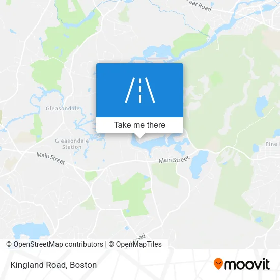Kingland Road map