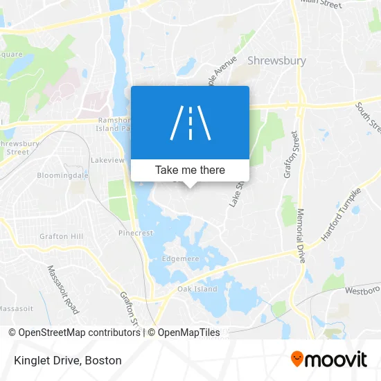 Kinglet Drive map
