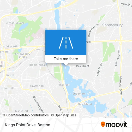 Kings Point Drive map