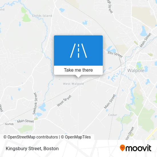 Kingsbury Street map