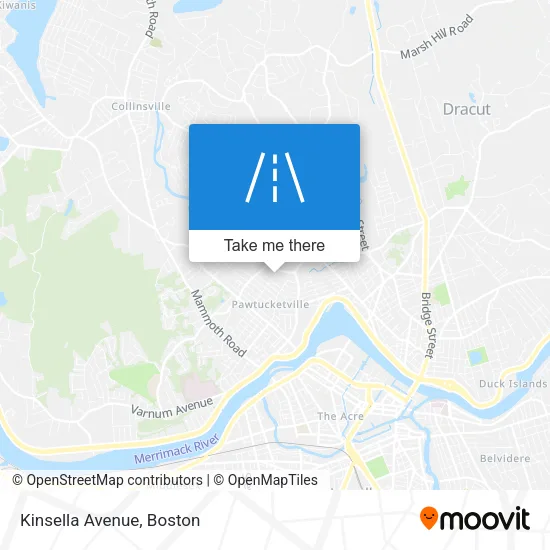 Kinsella Avenue map