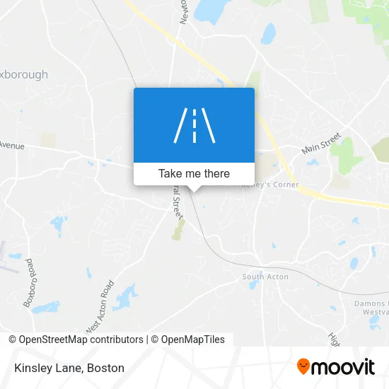 Kinsley Lane map