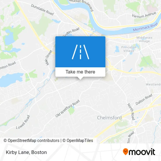 Kirby Lane map