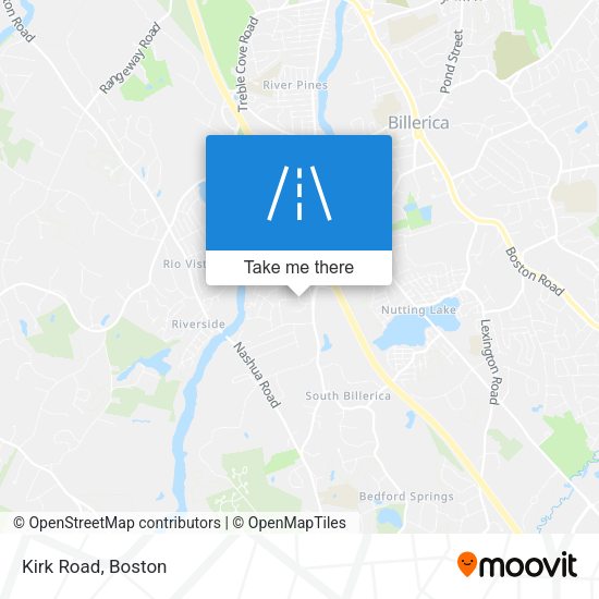 Mapa de Kirk Road