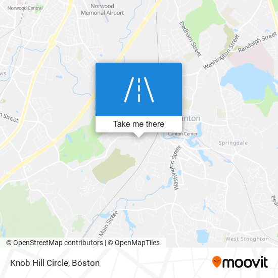 Knob Hill Circle map