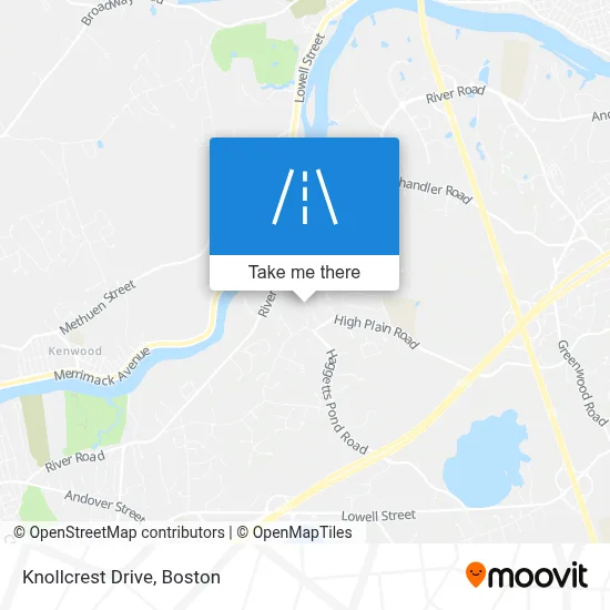 Knollcrest Drive map