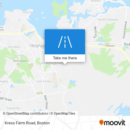 Kress Farm Road map