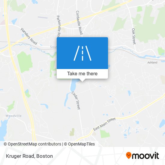 Mapa de Kruger Road