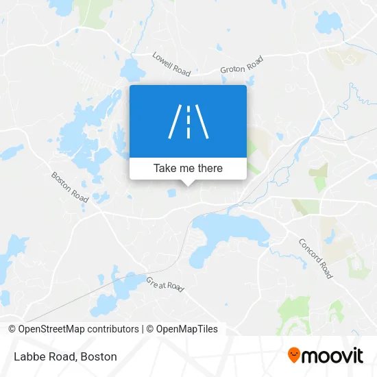 Labbe Road map