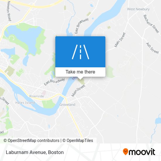 Mapa de Laburnam Avenue