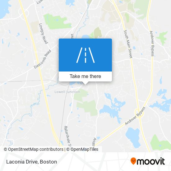 Laconia Drive map