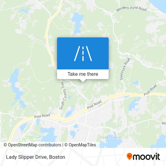 Lady Slipper Drive map