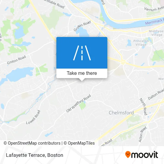 Lafayette Terrace map