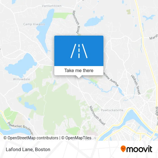 Lafond Lane map