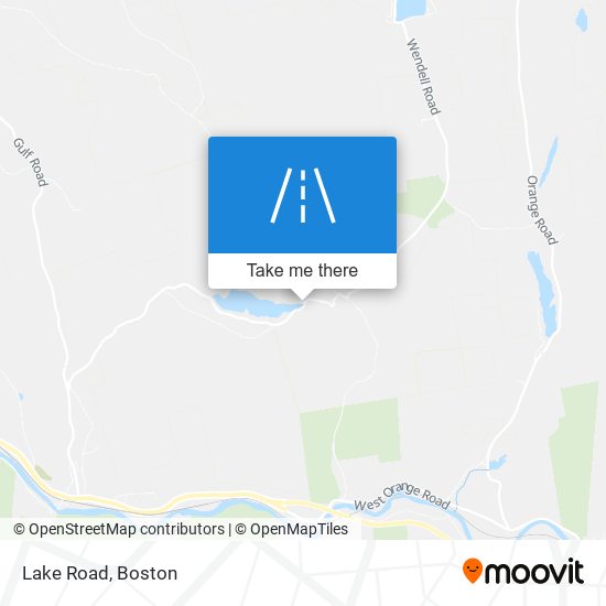 Lake Road map