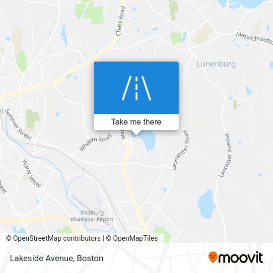 Mapa de Lakeside Avenue