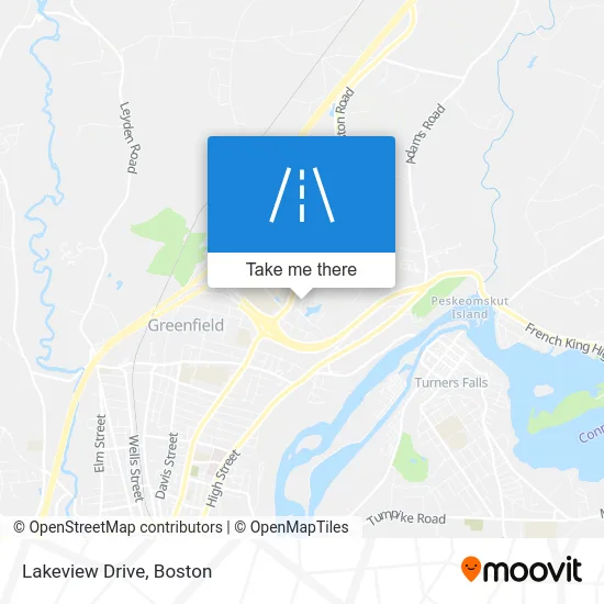 Lakeview Drive map