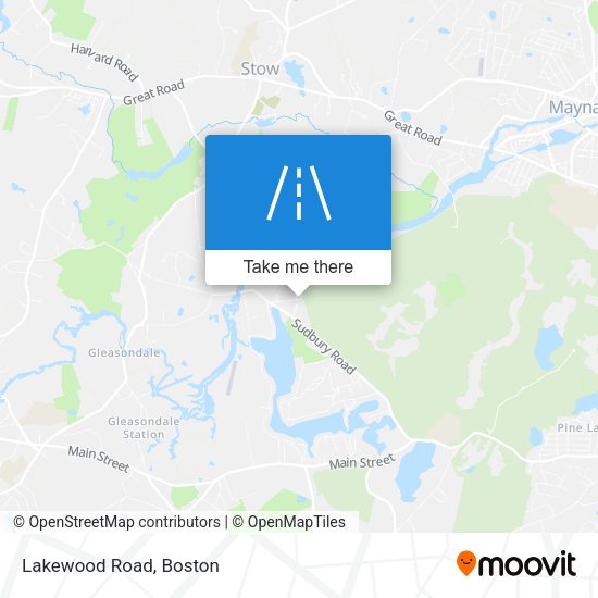 Mapa de Lakewood Road