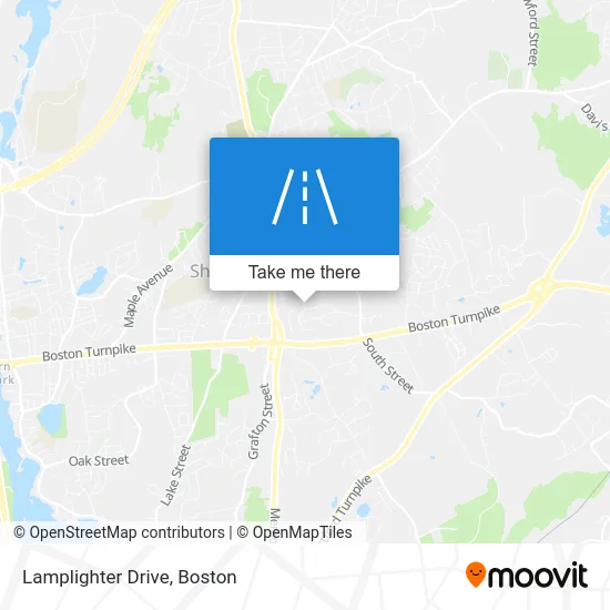 Lamplighter Drive map