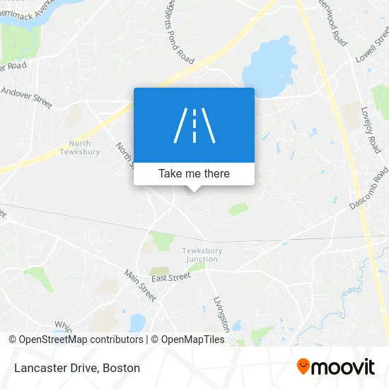 Lancaster Drive map