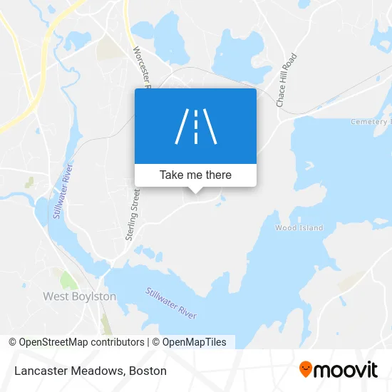 Lancaster Meadows map