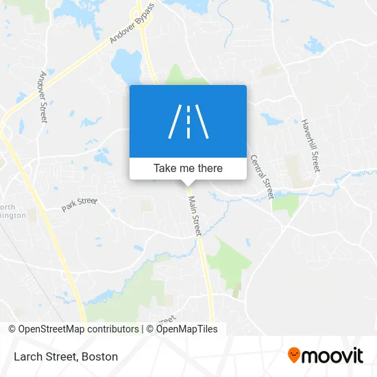 Larch Street map