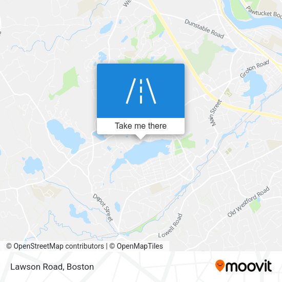 Mapa de Lawson Road