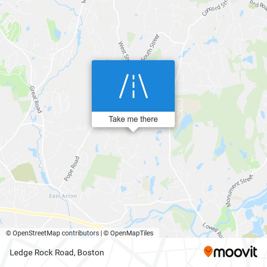 Mapa de Ledge Rock Road