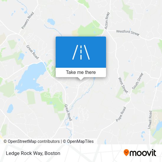 Mapa de Ledge Rock Way