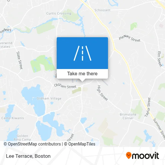 Lee Terrace map